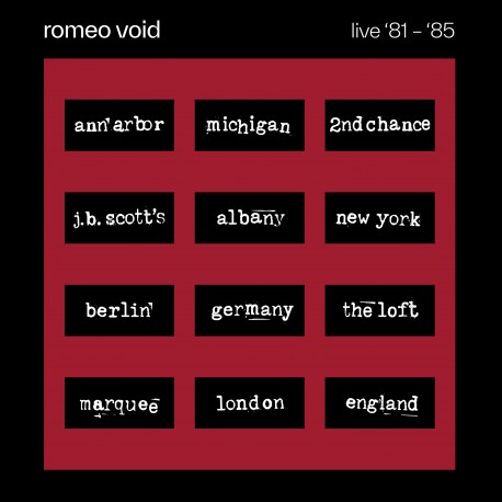 romeo void:  live '81-'85
